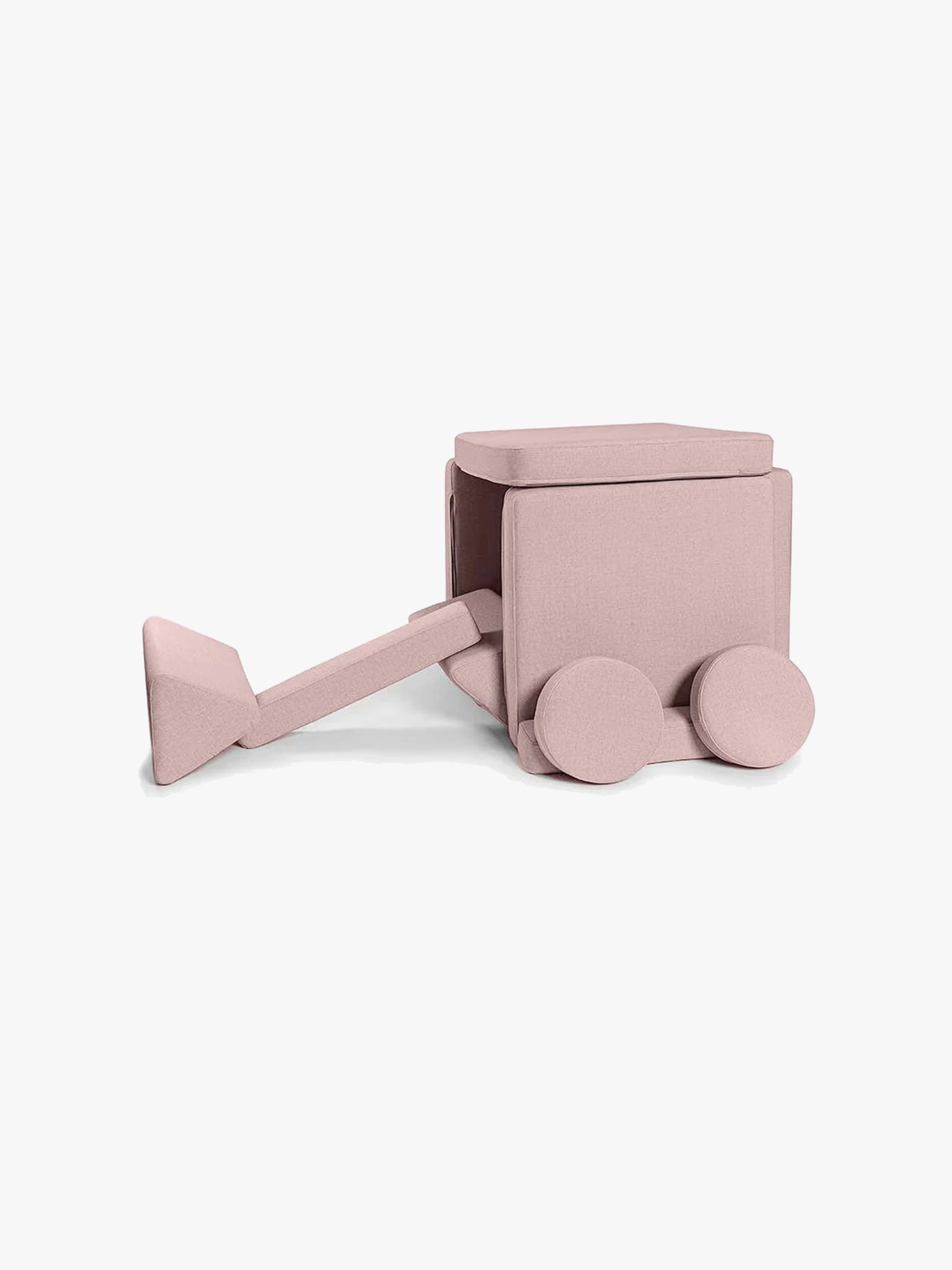 Shappy Play Byggbar Soffa 160x80 cm, Soft Pink