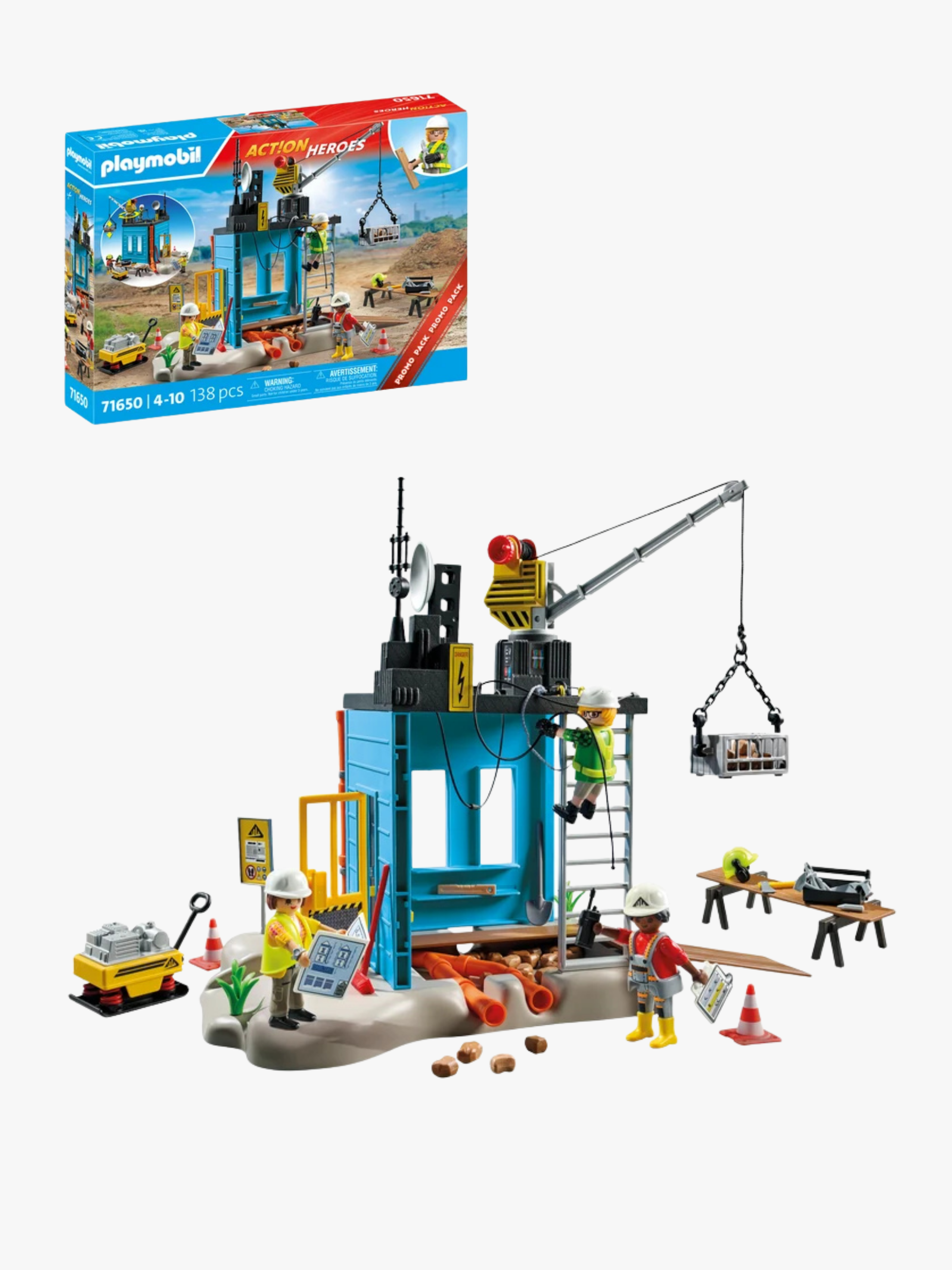 Playmobil City Action 71650 Byggarbetsplats