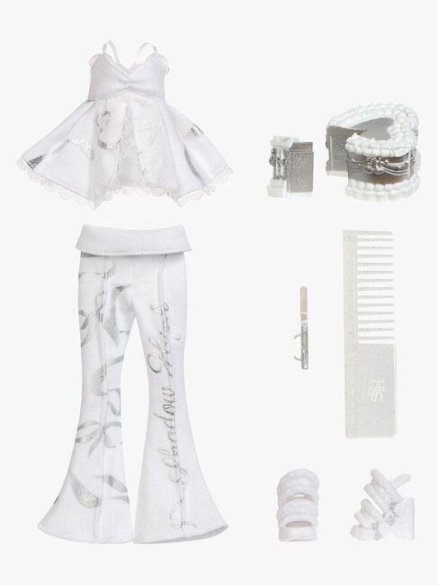 Rainbow High Modedocka Girls Night Natasha, Vitt hår