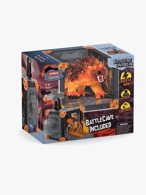 Schleich Eldrador BattleCave Lekset Lava Björn
