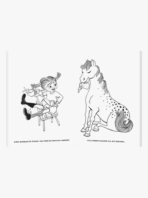 Egmont Kärnan Pippi Långstrump Målarbok