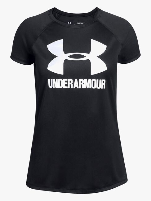 Under Armour Big Logo Tee Solid SS Träningströja, Black