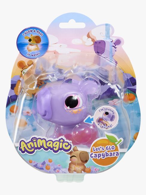 Animagic Let'S Glo Figur Kapybara, Lila