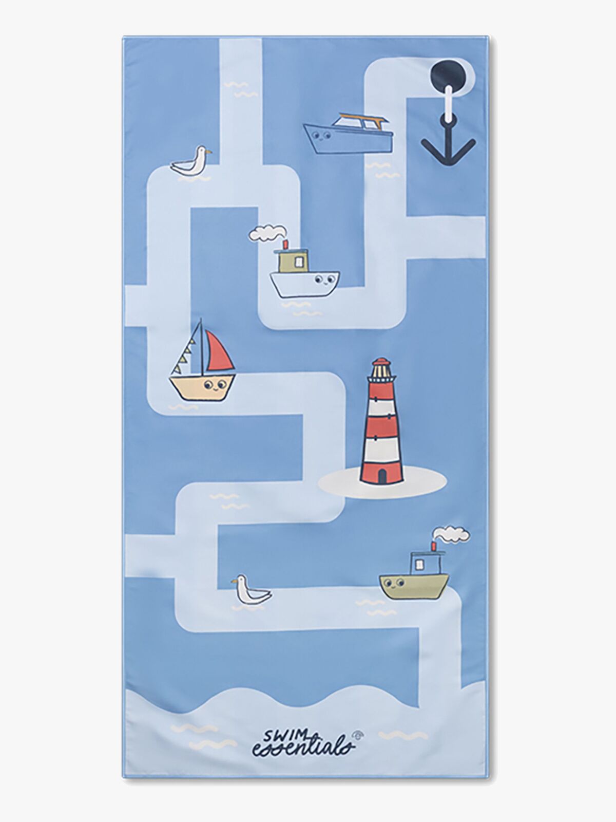 Swim Essentials Seas The Day Badhandduk, Blue