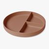 nuuroo Mingo Delad Tallrik Silikon, Chocolate Malt