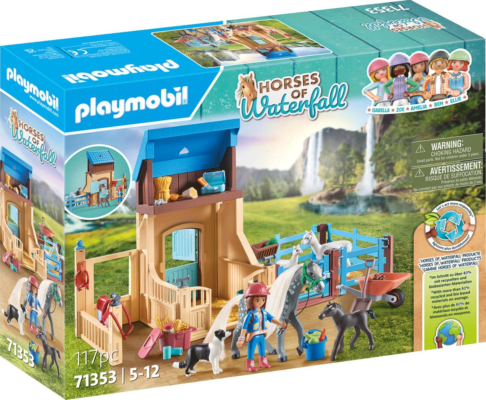 Playmobil 71353 Horses of Waterfall Byggsats Amelia &  Whisper med Hästbox