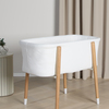 Beemoo CARE Nordic Spjälsäng, White/Wood