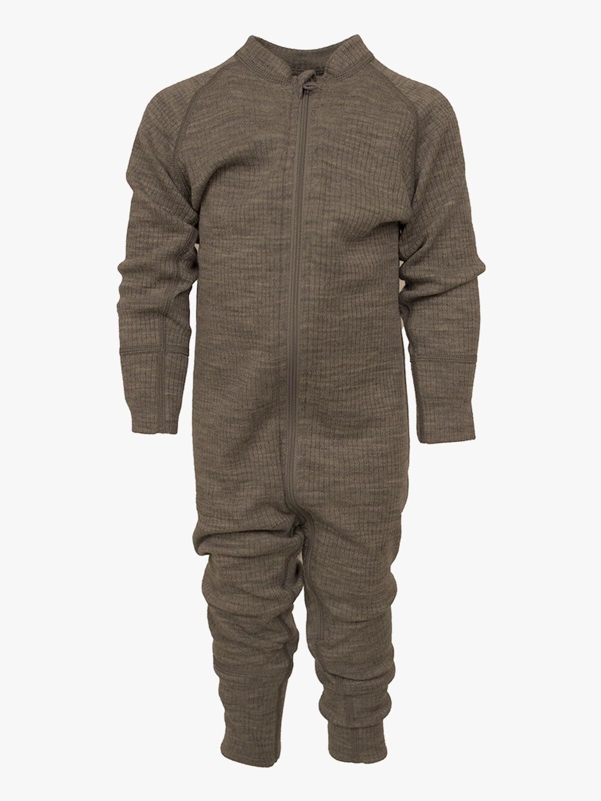 Lindberg Rib Merino Underställsoverall Merinoull, Potato