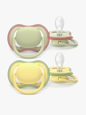 Philips Avent Ultra Air Napp 18m+ 2-Pack, Ljusgrön/Gul