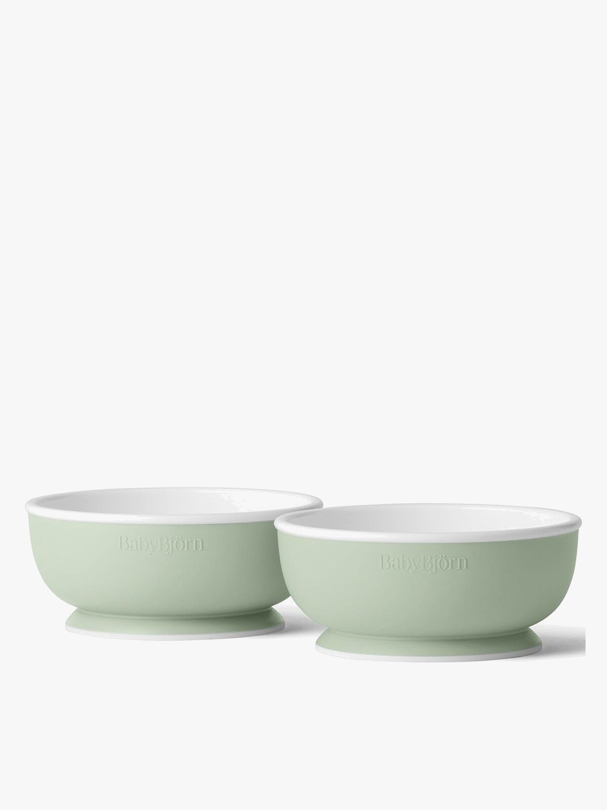 BabyBjörn Barnskål 2-Pack, Blekgrön
