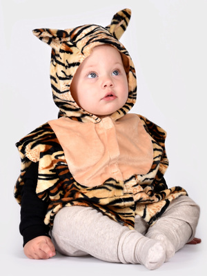 Den Goda Fen Utklädnad Tiger 86-110 cm, Brun