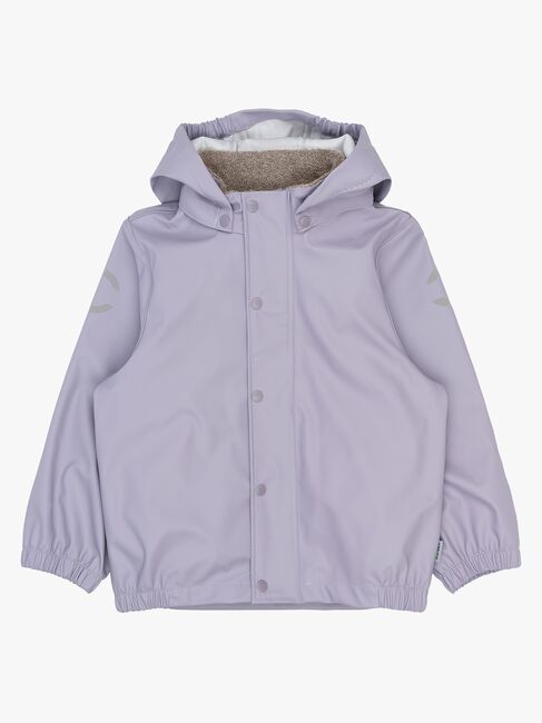 Mikk-Line Regnställ med Hängslen, Lavender Gray