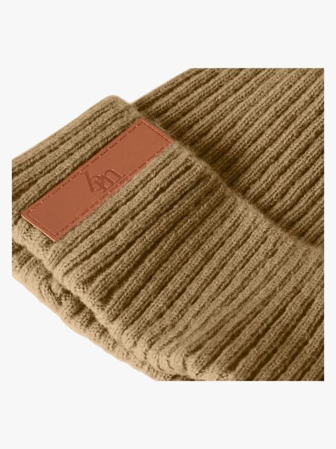 BabyMocs Stickad Mössa, Caramel