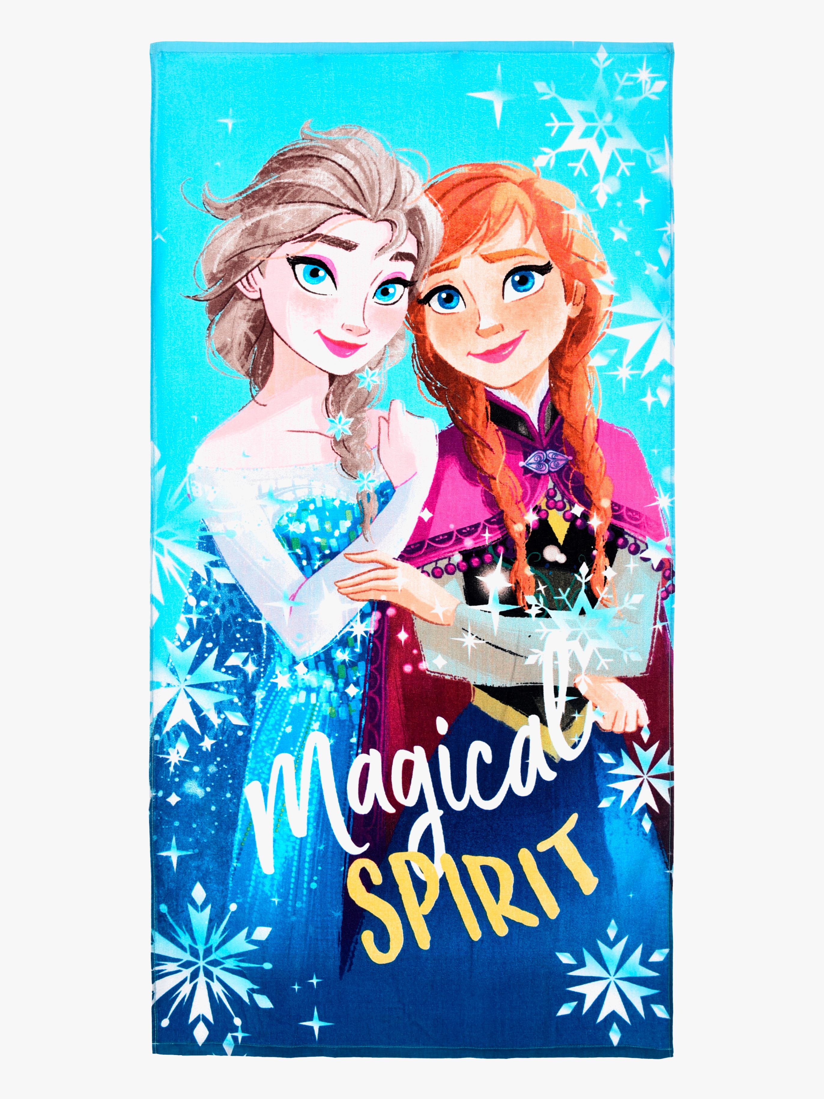 Disney Frozen Handduk 100% Bomull, Ljusblå