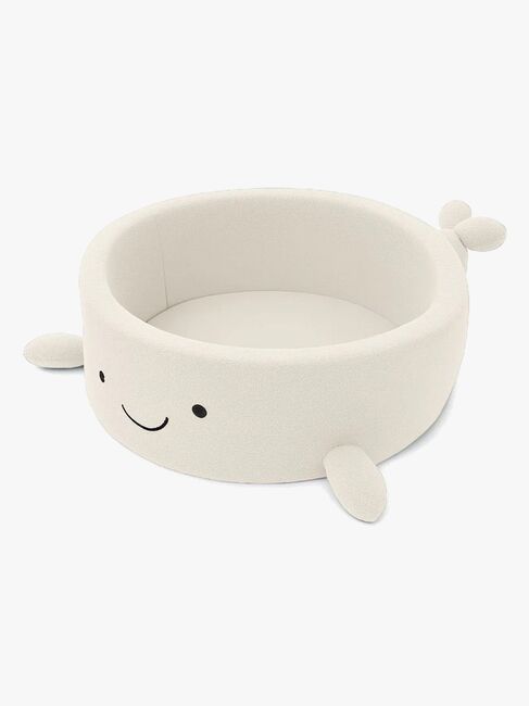 MeowBaby Boucle Whale Bollhav, Cheesecake Cream Beige
