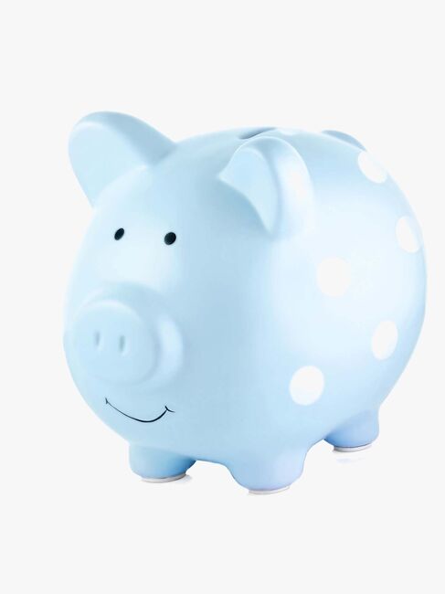 Pearhead Spargris Medium, Polka Dot Blue