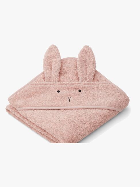 LIEWOOD Albert Handduk med Huva, Rabbit Rose