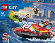 LEGO City Fire 60373 Brandräddningsbåt