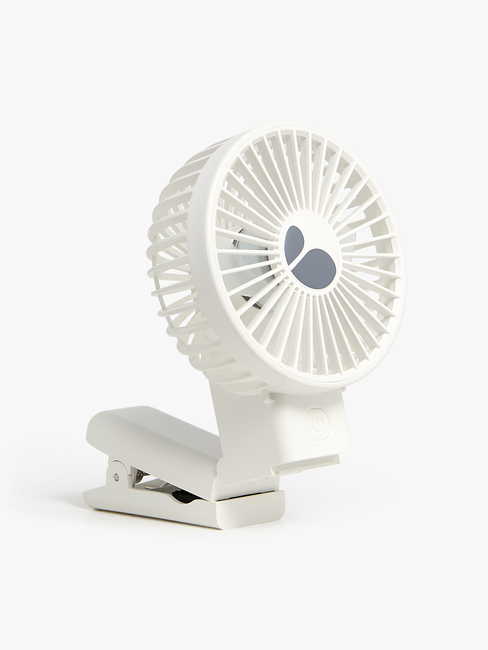 Beemoo Clip-on Barnvagnsfläkt, White