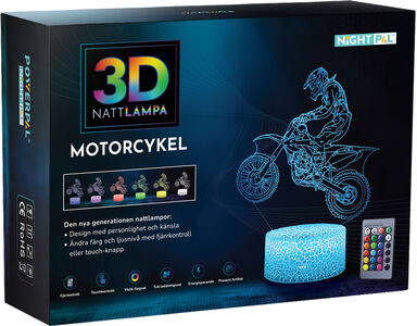 Powerpal 3D-Nattlampa, Motorcykel