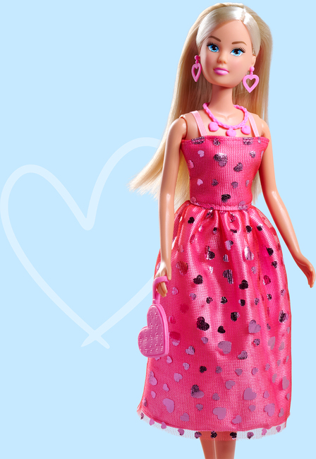 Steffi Love Modedocka med Glitterklänning