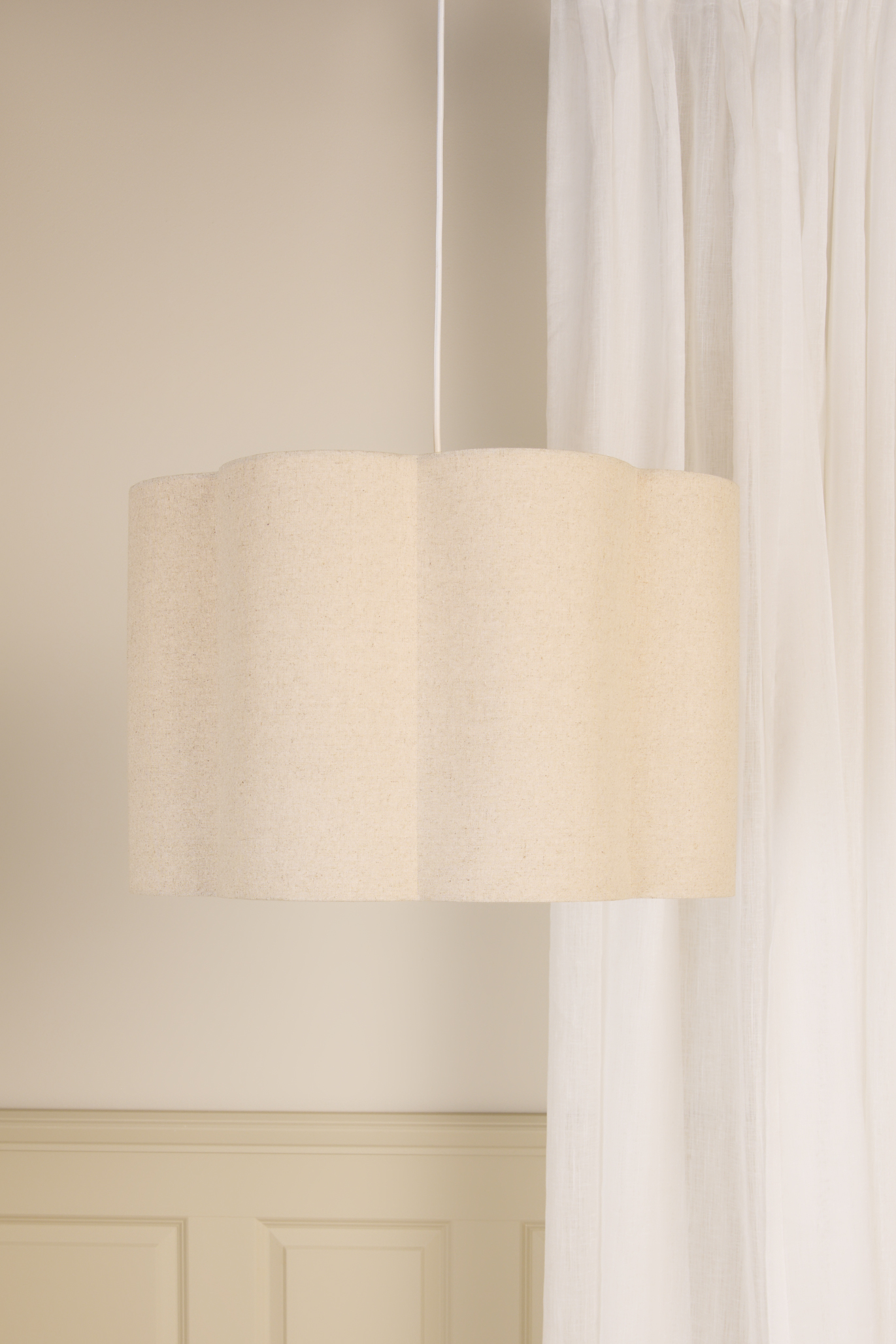 Alice &  Fox Lily Lampsk&auml;rm L, Beige Linen