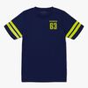 Hyperfied Back Logo T-Shirt, Medieval Blue