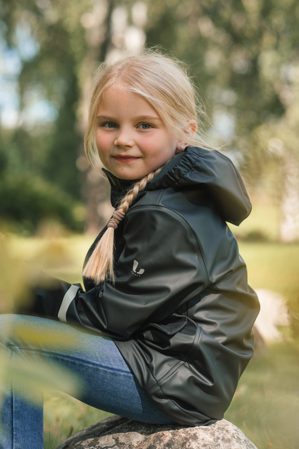 Lindberg Vestby Fodrad Regnjacka, Svart