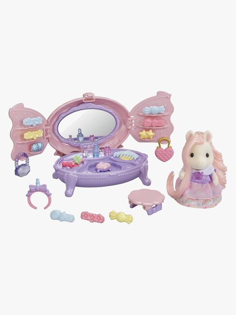 Sylvanian Families Dockhustillbehör Sminkbord med Figur