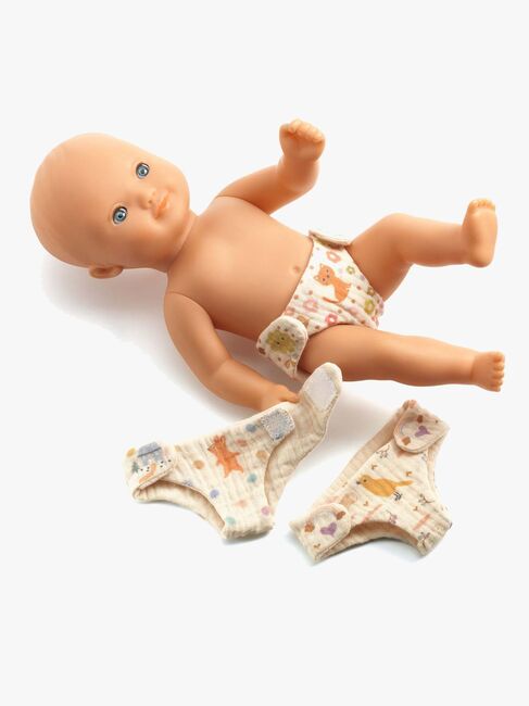 Djeco Blöjset Till Docka 3-pack