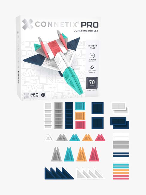 Connetix Magnetiska Byggklossar Pro Constructor 70 Delar