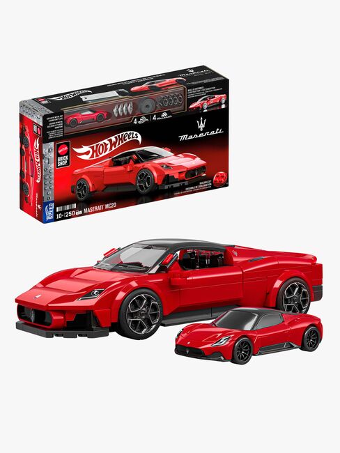 Mattel Brick Shop Hot Wheels Speed Series Byggset Maserati MC20 250 Delar