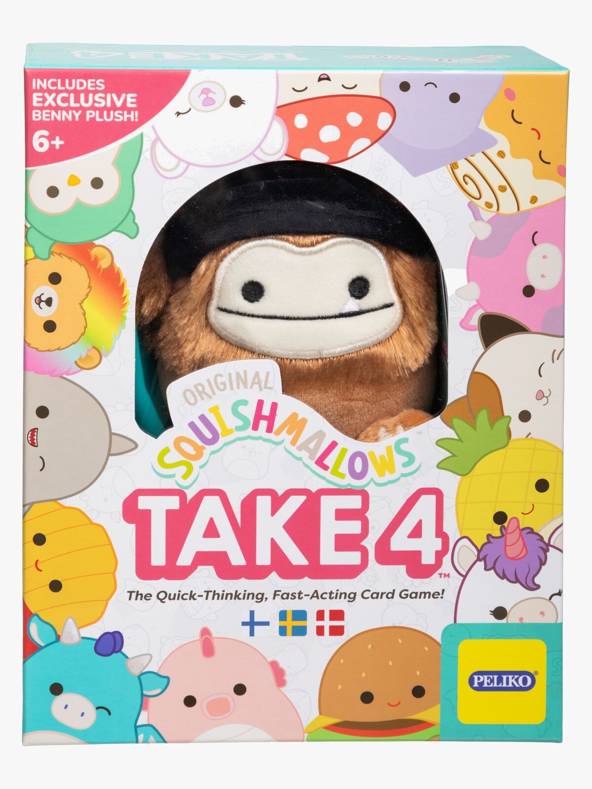 Peliko Squishmallows Barnspel Take 4