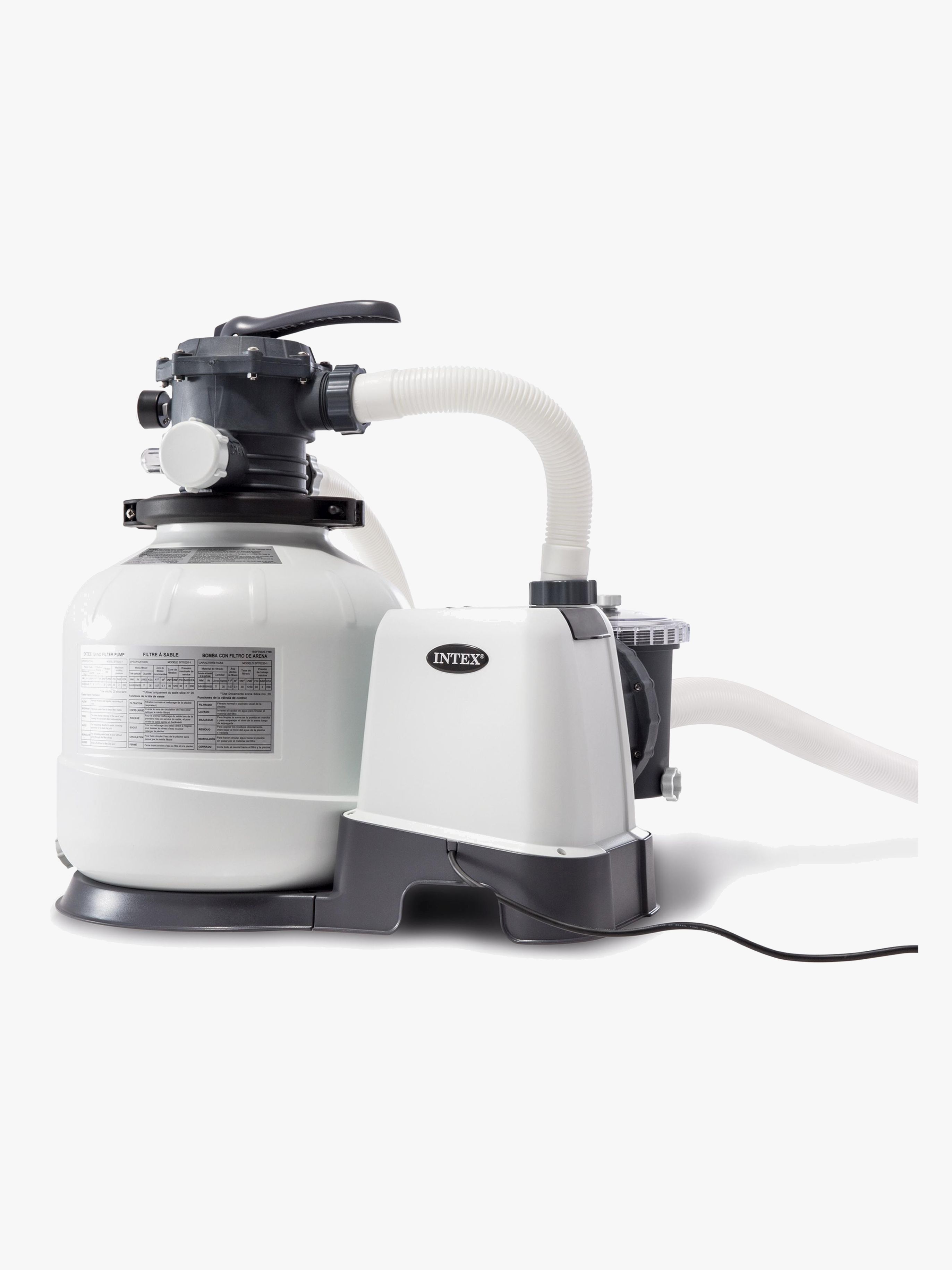 Intex Sandfilterpump 220–240 V – håller poolvatten klart hela säsongen