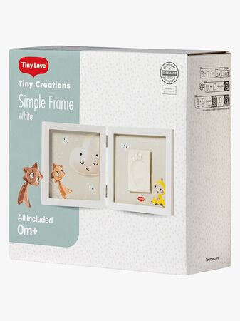Tiny Love Babyprint Ram Handavtryck Enkel, Vit