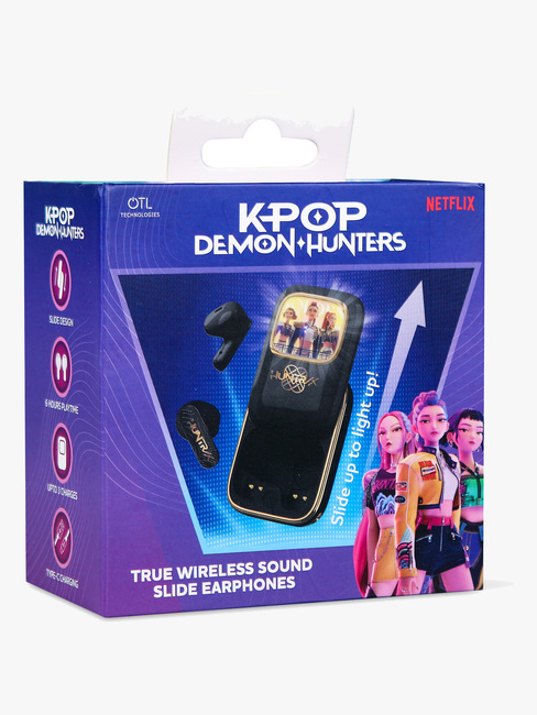 OTL K-Pop Demon Hunters Hörlurar Med LED In-Ear Huntrix, Svart 6043LEDIE-15-2540_3a.jpg