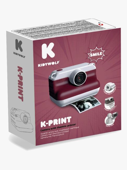 Kidywolf K-PRINT Instantkamera, Röd