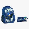 Sonic Prime Ryggsäck & Pennfodral, Mörkblå