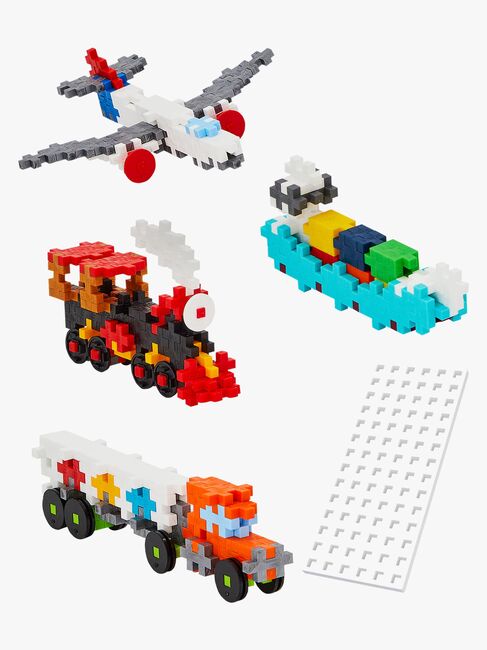 Plus-Plus Byggset med Basplatta & Tub Fordon 4x100 Delar