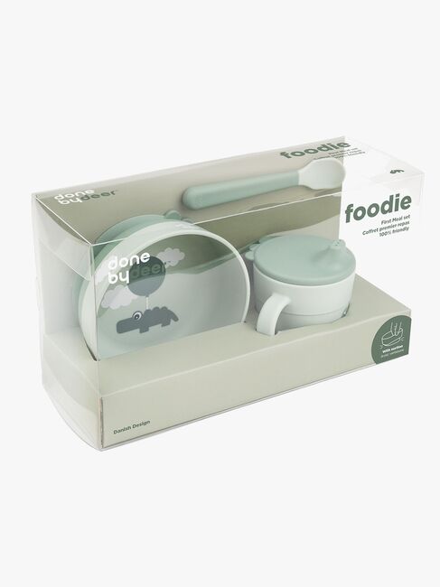 Done By Deer Foodie Matset Happy Clouds, Green