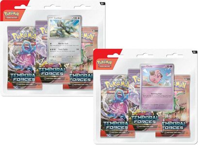 Pokémon Scarlet & Violet Temporal Forces Samlarkort Blandad 3-Pack