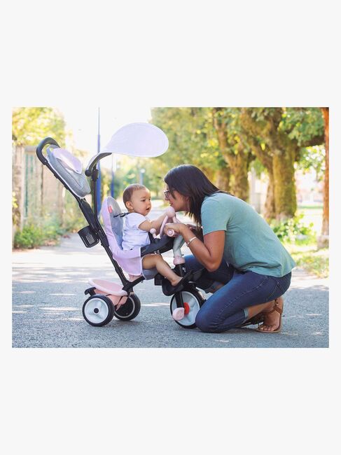 Smoby Trehjuling Baby Driver Plus, Pink