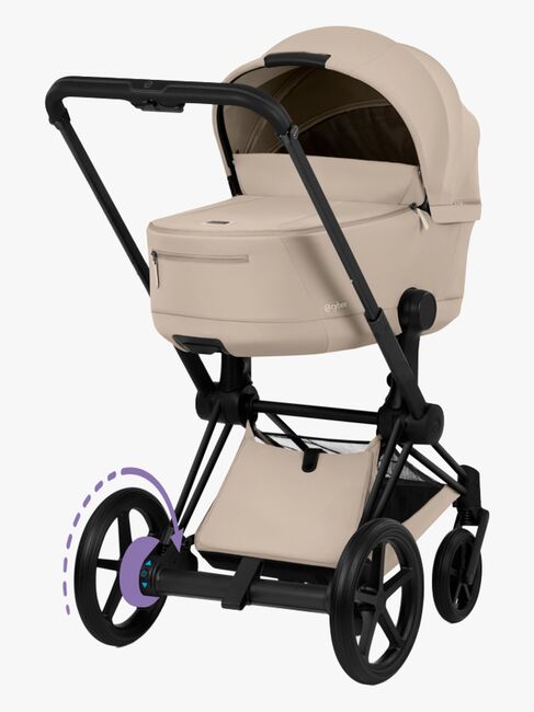 Cybex ePriam Duovagn, Matt Black/Cozy Beige