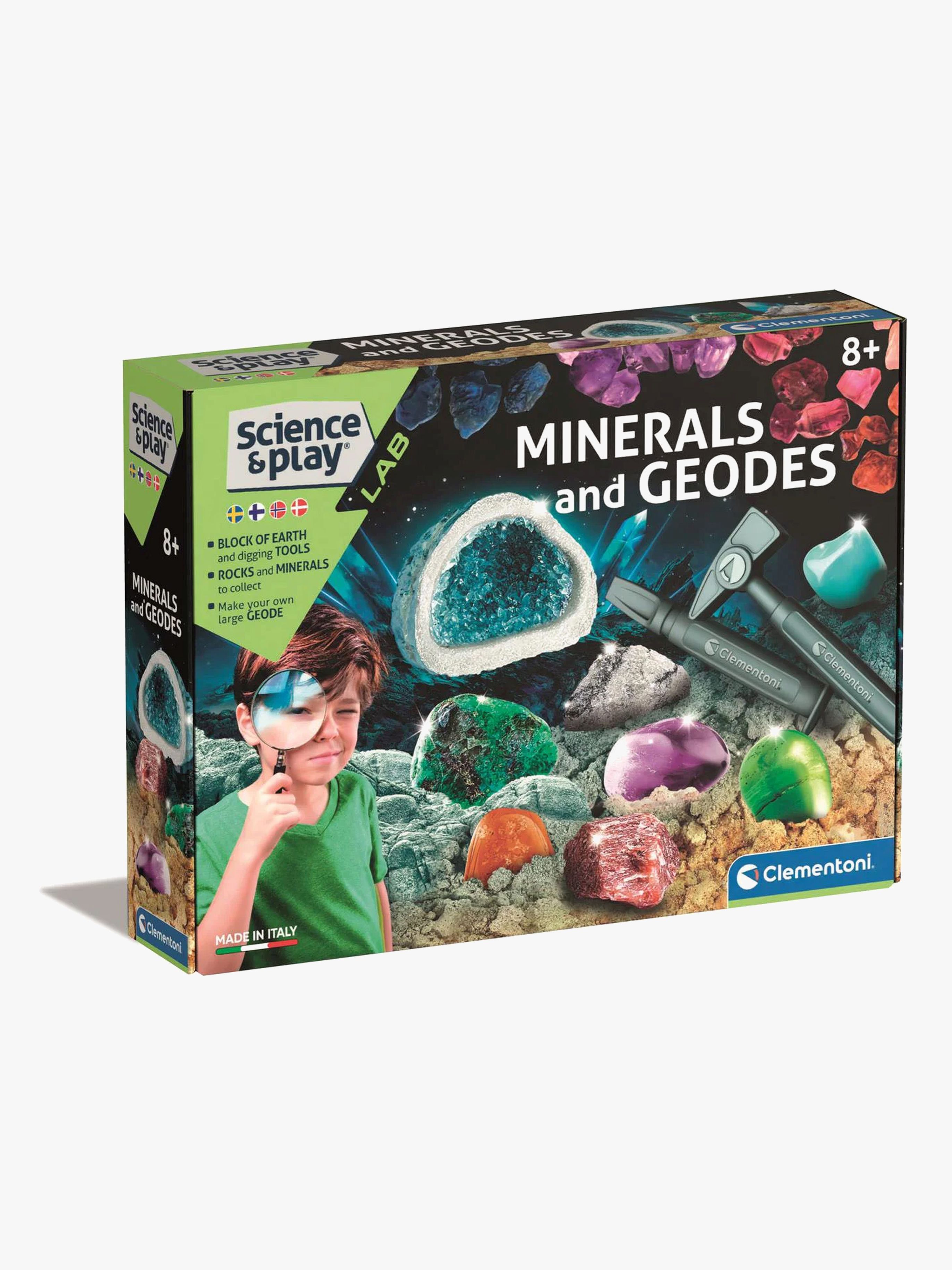 Clementoni Science & Play Vetenskapskit Mineraler