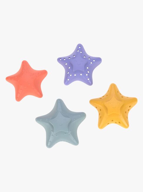 Lässig Sjöstjärna Stapelleksak, Pink/Lilac/Yellow/Blue