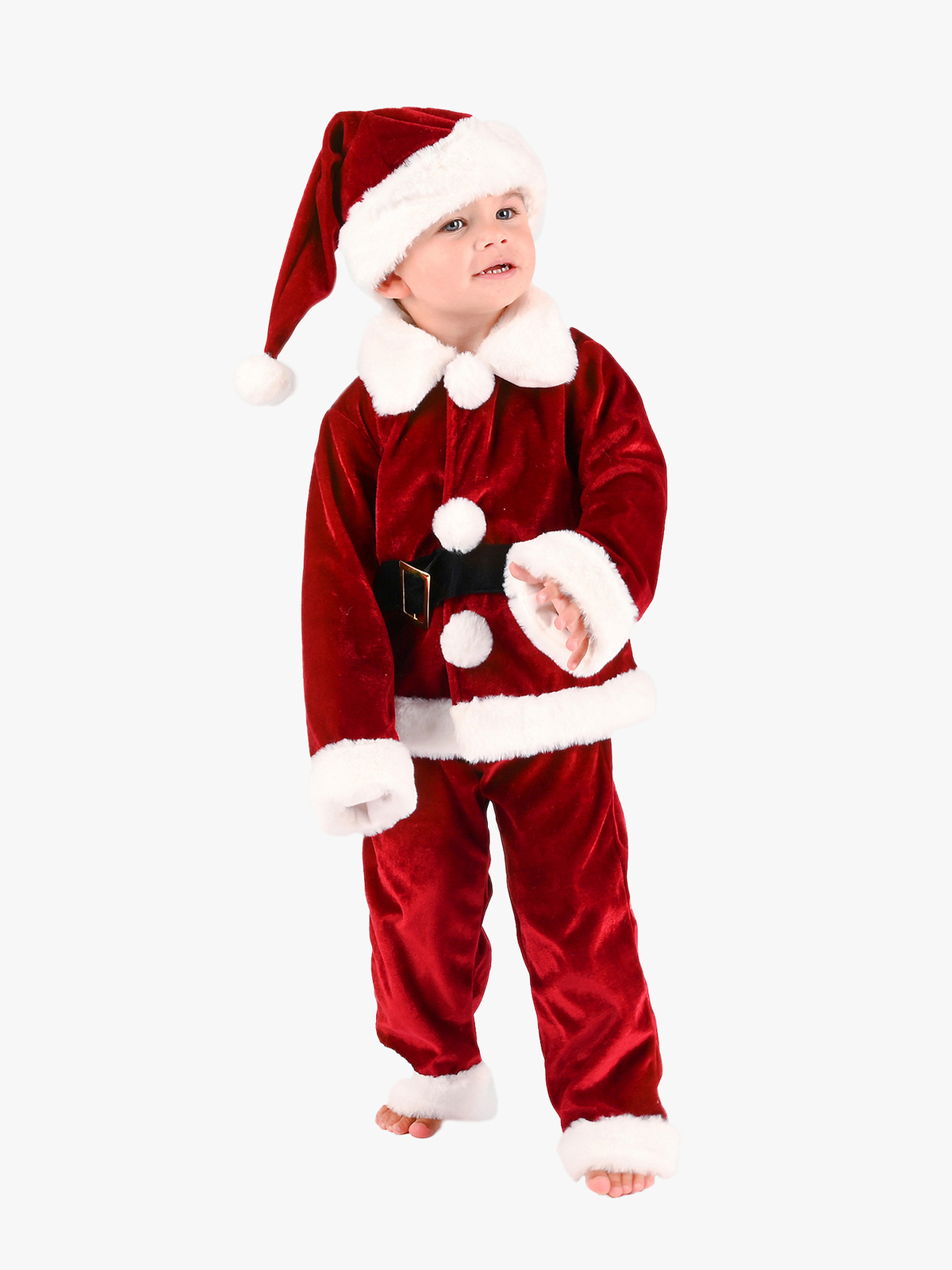 Den Goda Fen Tomtedräkt med Tomteluva