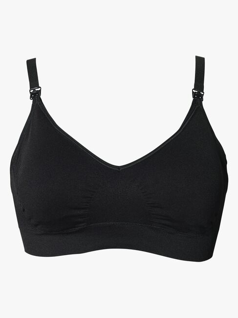 Boob Amnings-BH T-Shirt Fast Food Svart