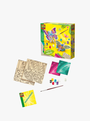 SES Creative Pysselset Dekorera Träfjärilar