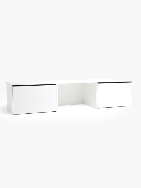 Alice & Fox POPPY skrivbord med 2 förvaringslådor, vit