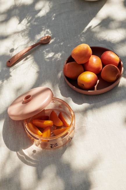LIEWOOD Dominique Tritan Snackslåda 500 ml 2-Pack, Peach/Sea shell